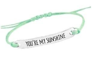 You&#039;re my sunshine turqouise zilver voor groot en klein