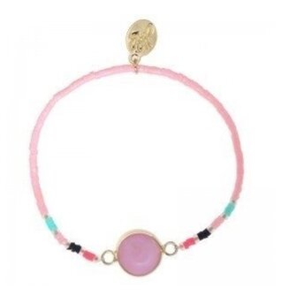 Fancy roze armbandje 