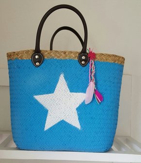 Strandtas met ster voor de kids