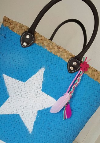 Strandtas met ster voor de kids